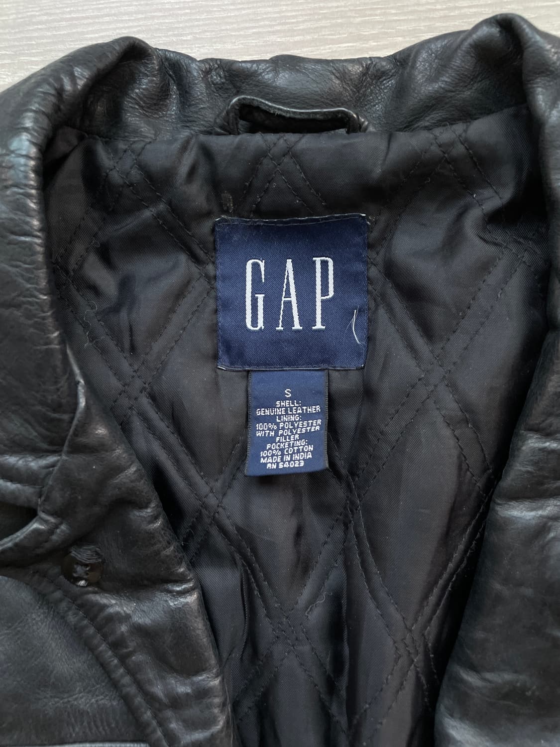 90s 올드갭 레더 카코트 gap carcoat 상품이미지8
