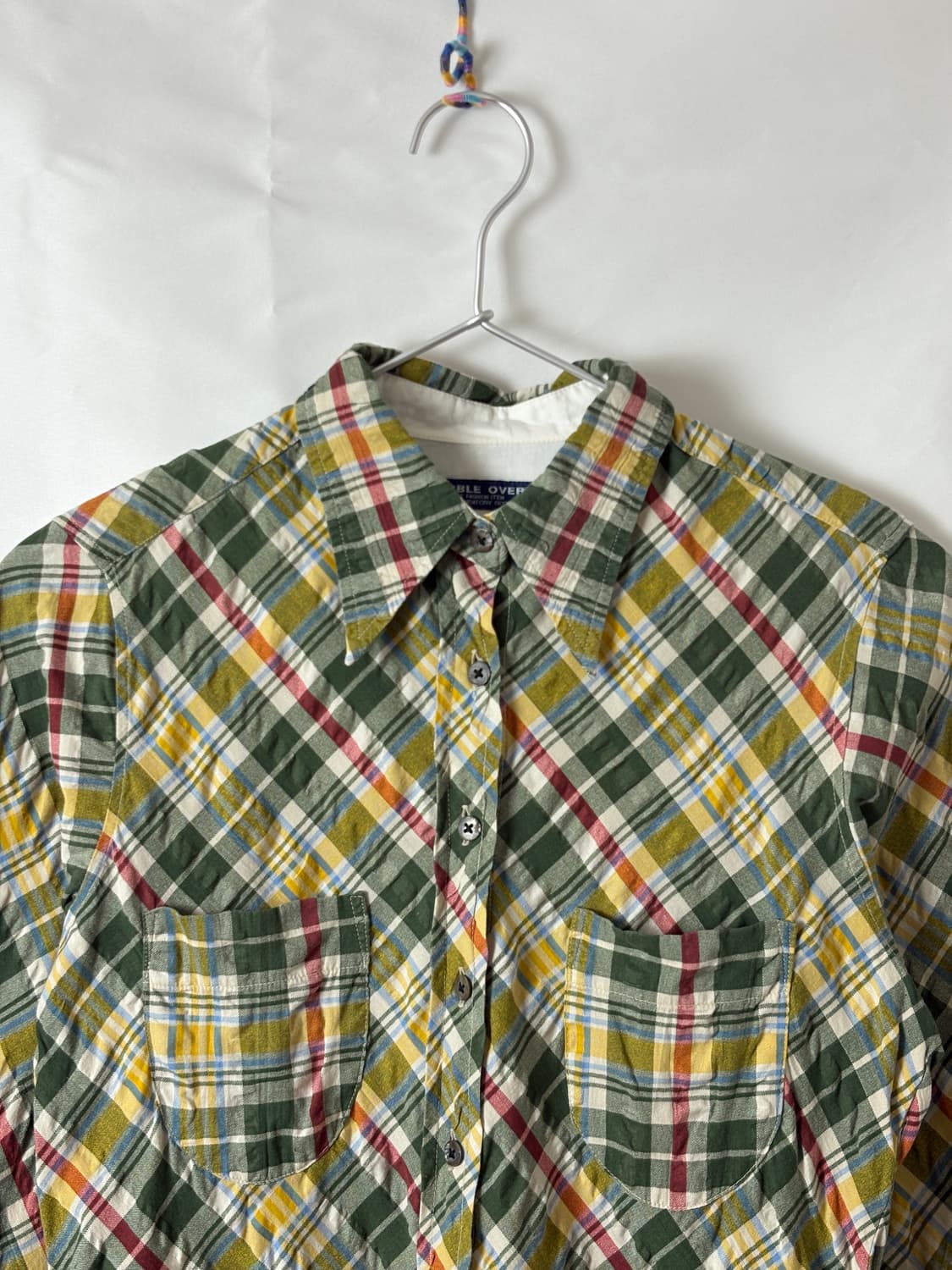 레인보우 체크 롱 원피스 상품이미지8