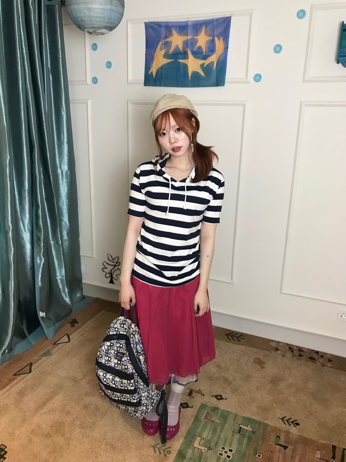 비비드한 색감 대비가 톡톡 튀면서도, 자연스럽게 흐르는 레이어드🫐🩷 상품이미지3
