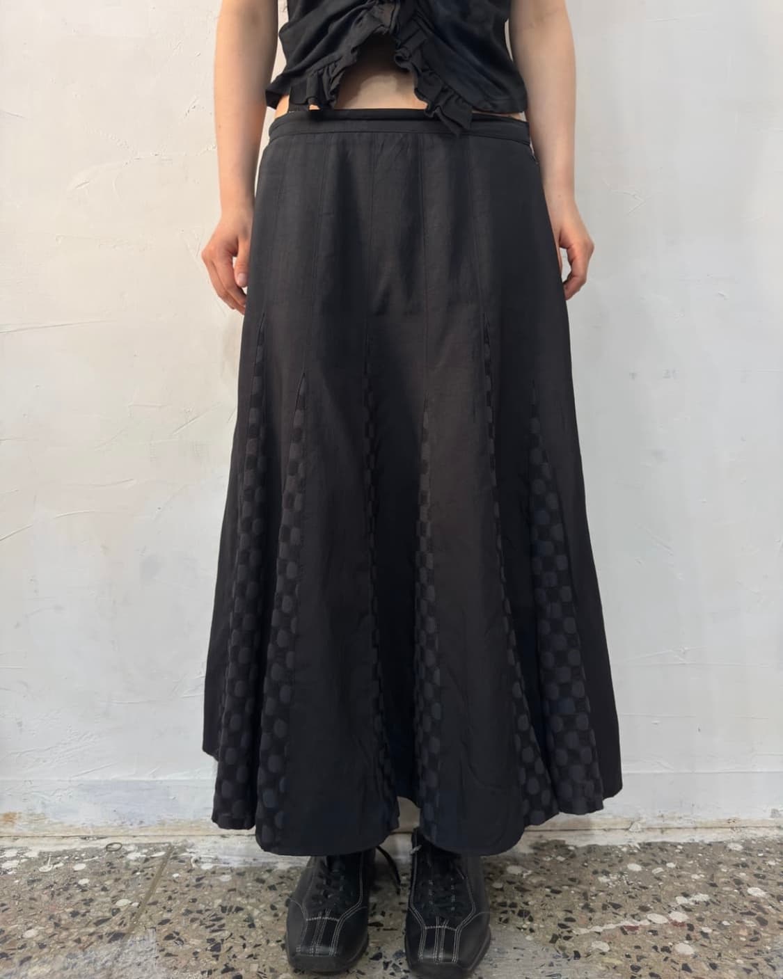 dot detail skirt  상품이미지3