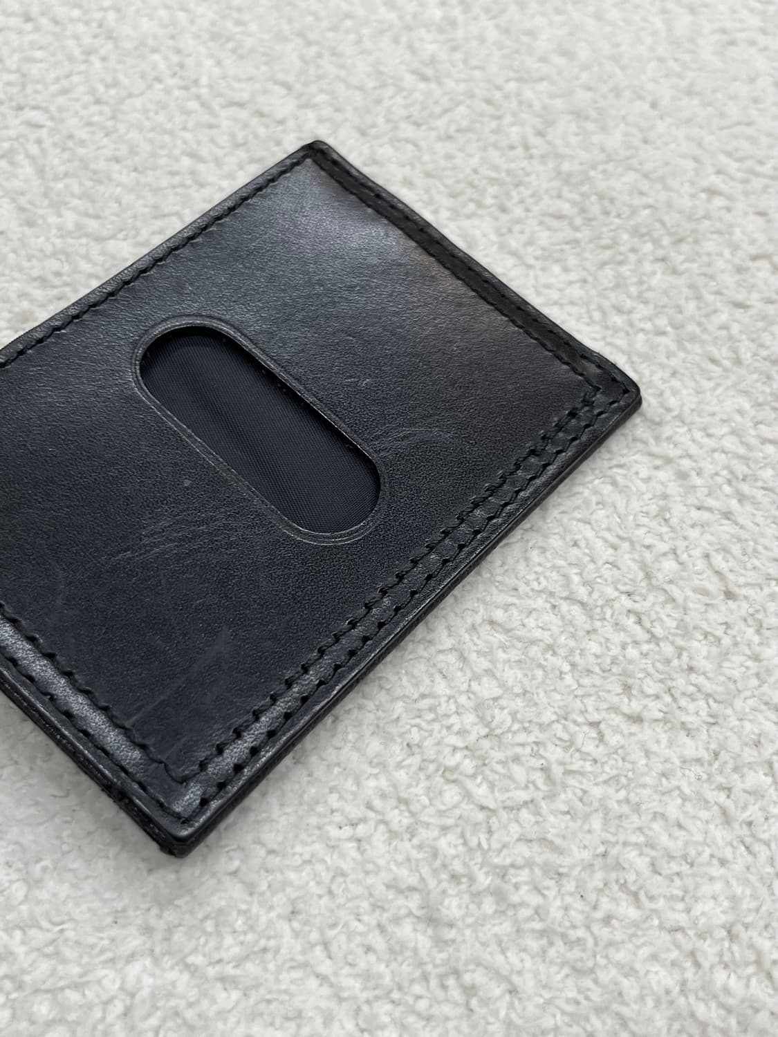 포터 코튼 카드지갑 블랙 상품이미지6