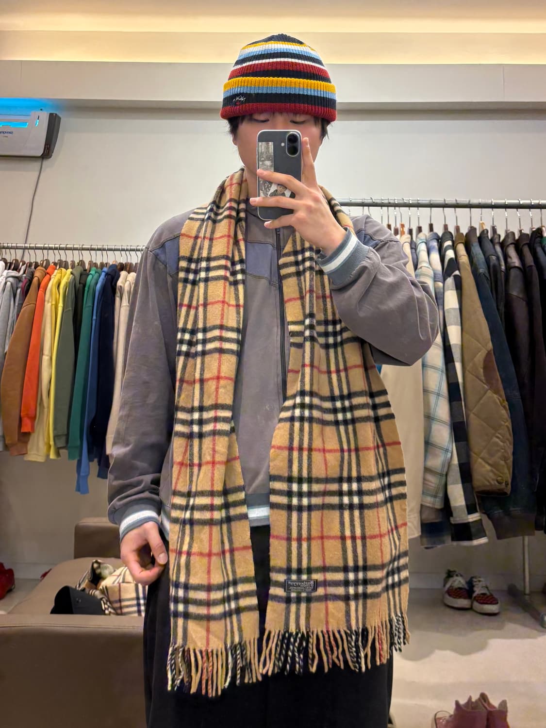 버버리 체크 머플러 상품이미지7