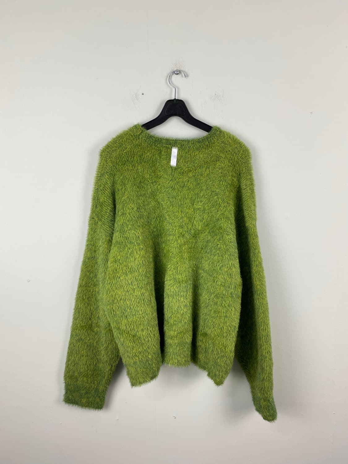 노매뉴얼 헤어리 그린 니트 M 상품이미지2