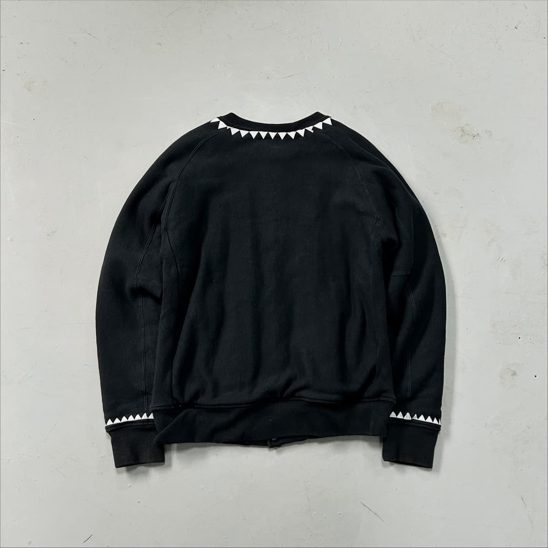 알뉴볼드 X GOODHOOD 스웻 스타디움 자켓 상품이미지5