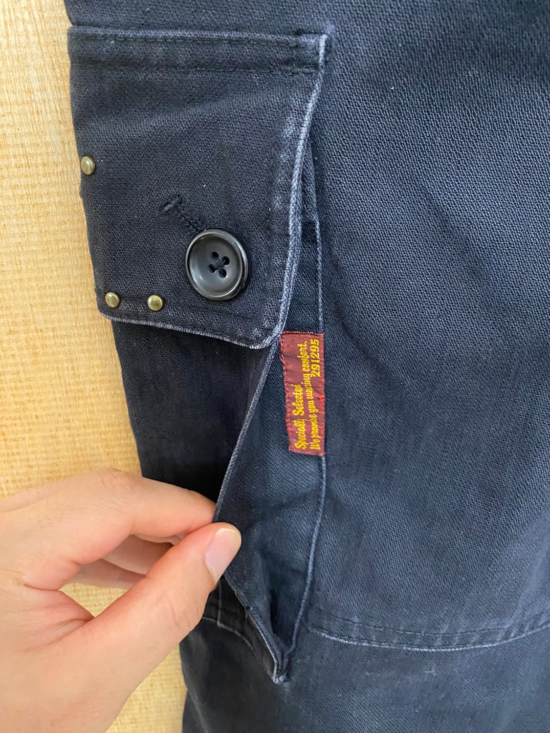 90's 291295＝HOMME 3d cargo stud pants 상품이미지7