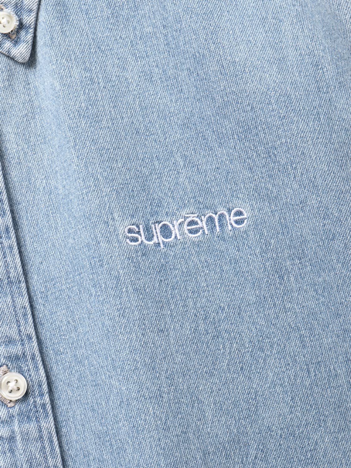 슈프림 Supreme Classic Logo Denim Shirt 상품이미지7