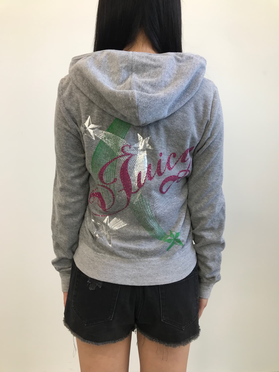 'Juicy Couture' Y2k Velvet Hoodie Zip up 상품이미지1