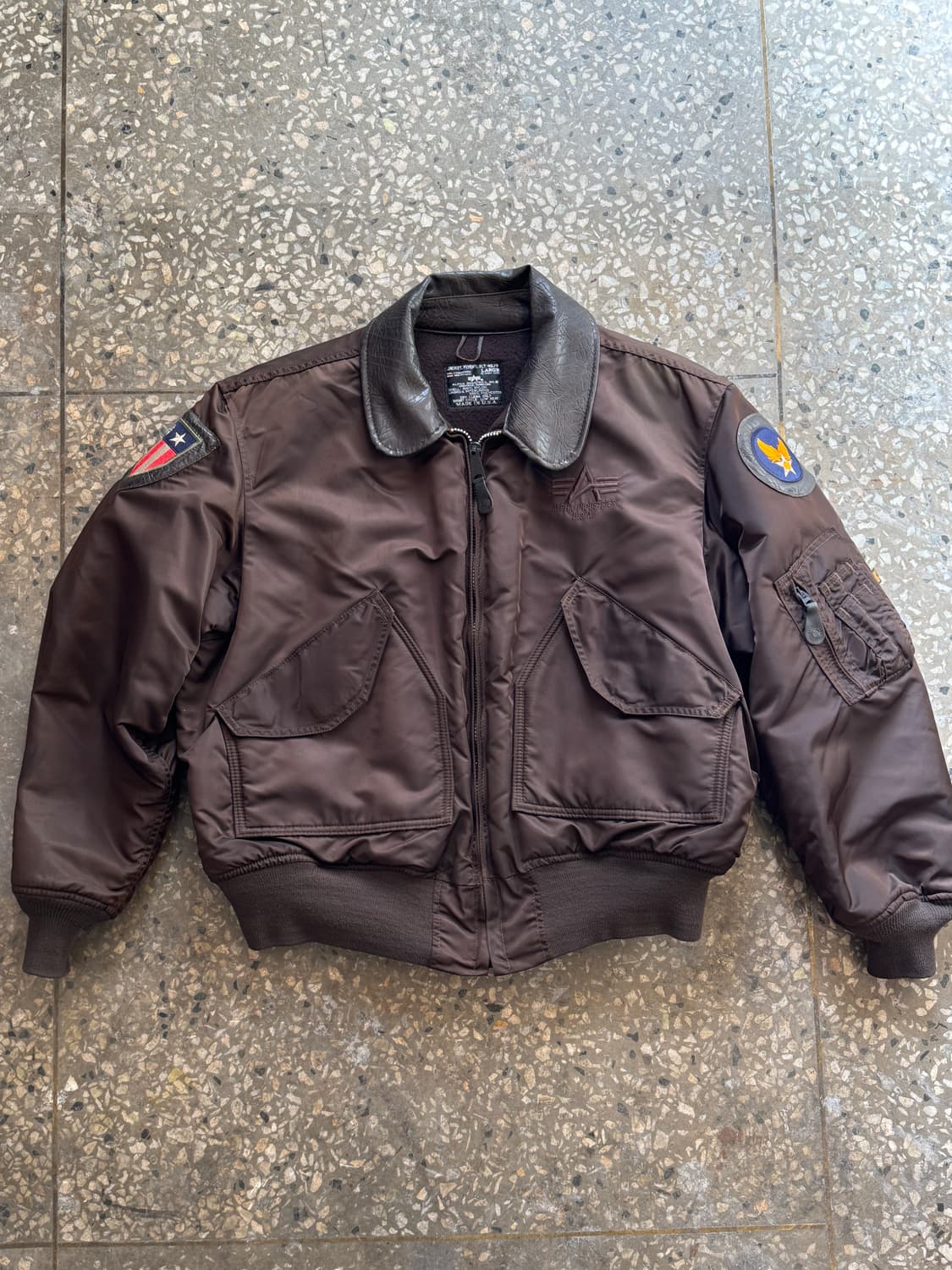 90s 알파 인더스트리 군납 플라이트 자켓(O28) 상품이미지1