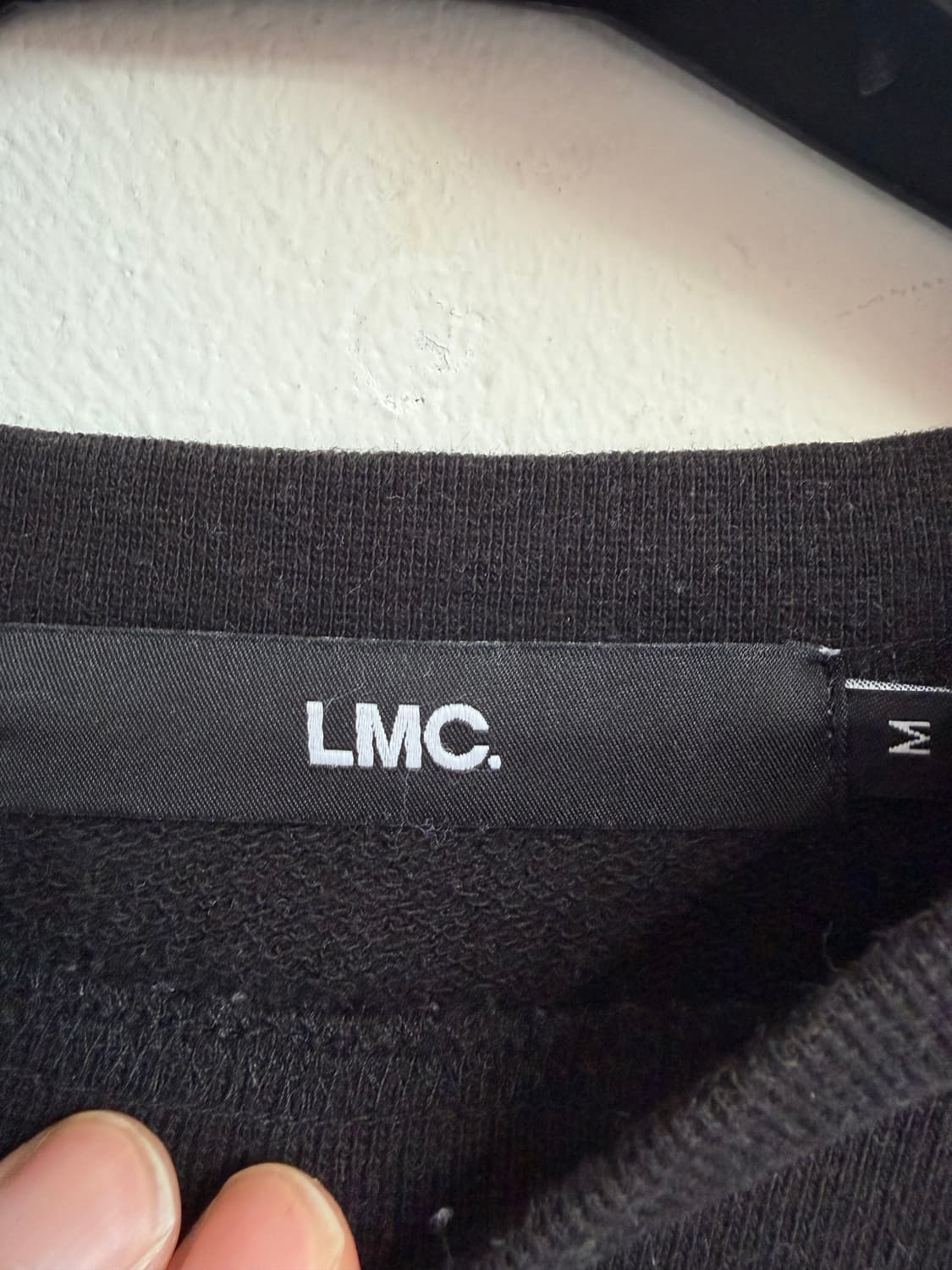 LMC 블랙 LOST 로고 맨투맨 M 상품이미지3