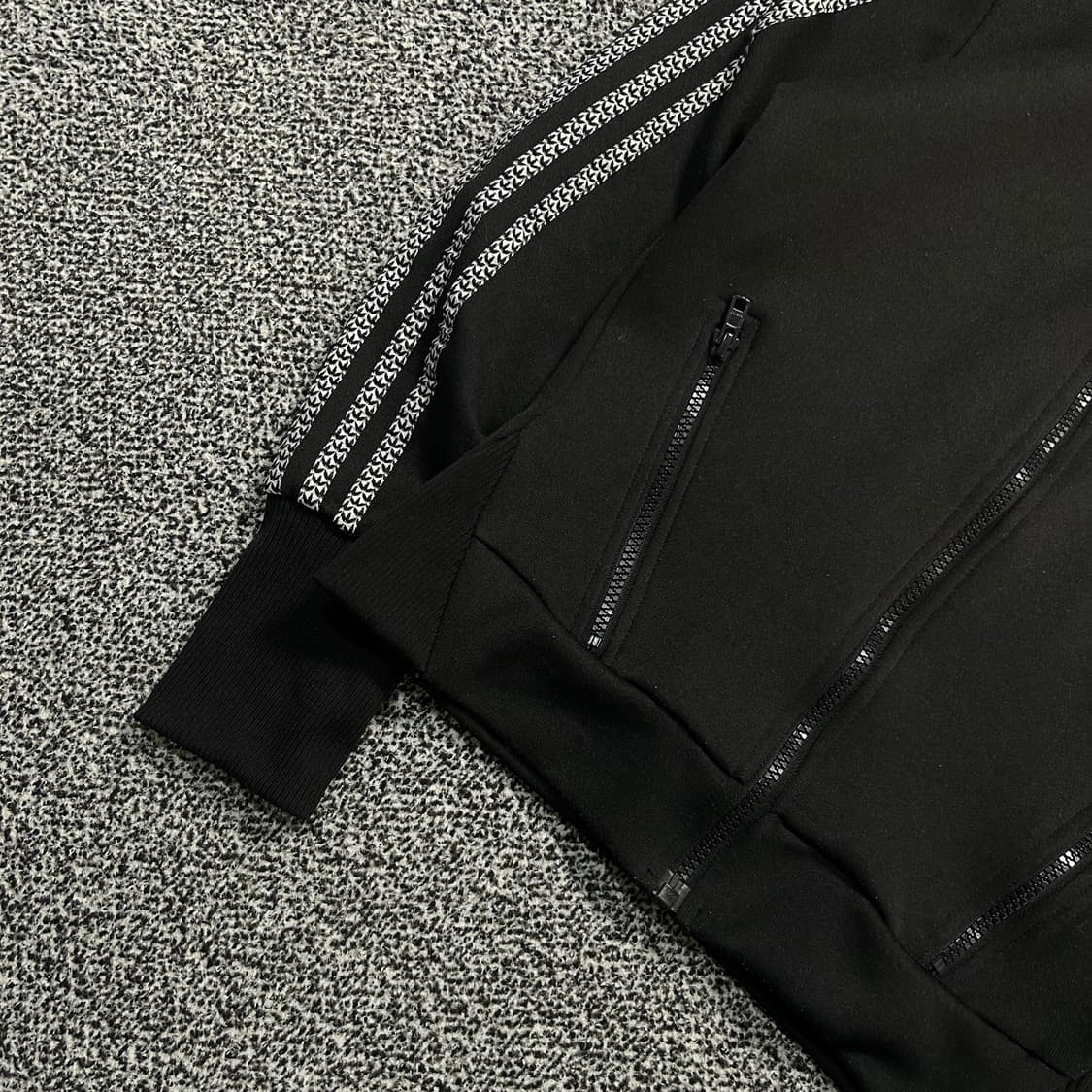 아디다스 블랙 져지 후드집업 상품이미지3