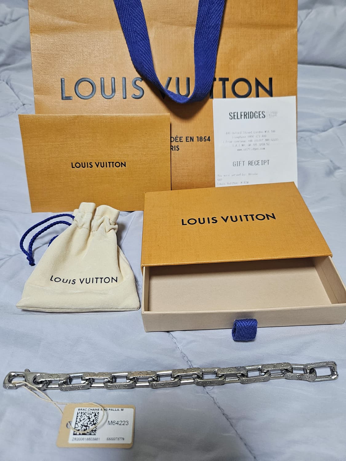 버질 아블로 루이비통 모노그램 체인 브레이슬릿 M 사이즈 상품이미지3