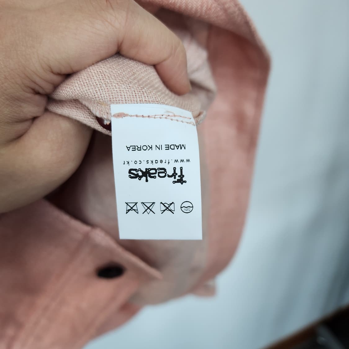 프릭스 by 김태호 프린팅 셔츠 자켓 핑크 상품이미지5