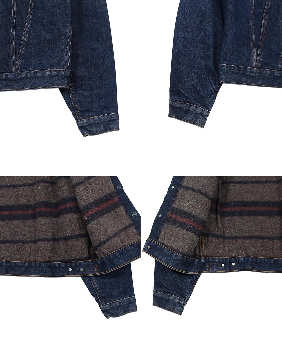1960s USA 리바이스 70505-0317 데님 자켓 빅E 블랭킷 상품이미지7