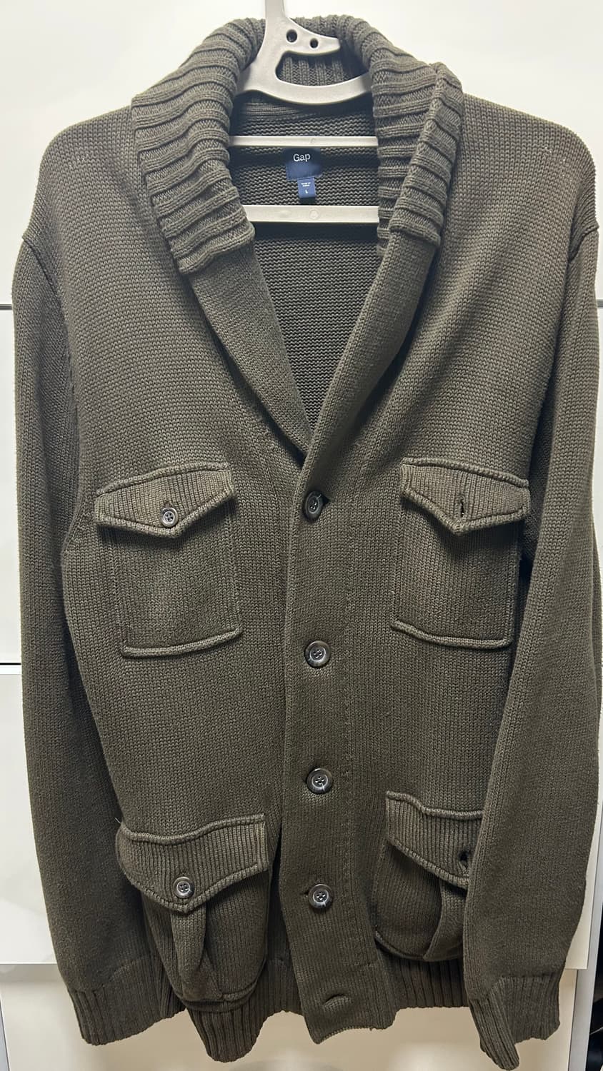 갭 카키 가디건 상품이미지1