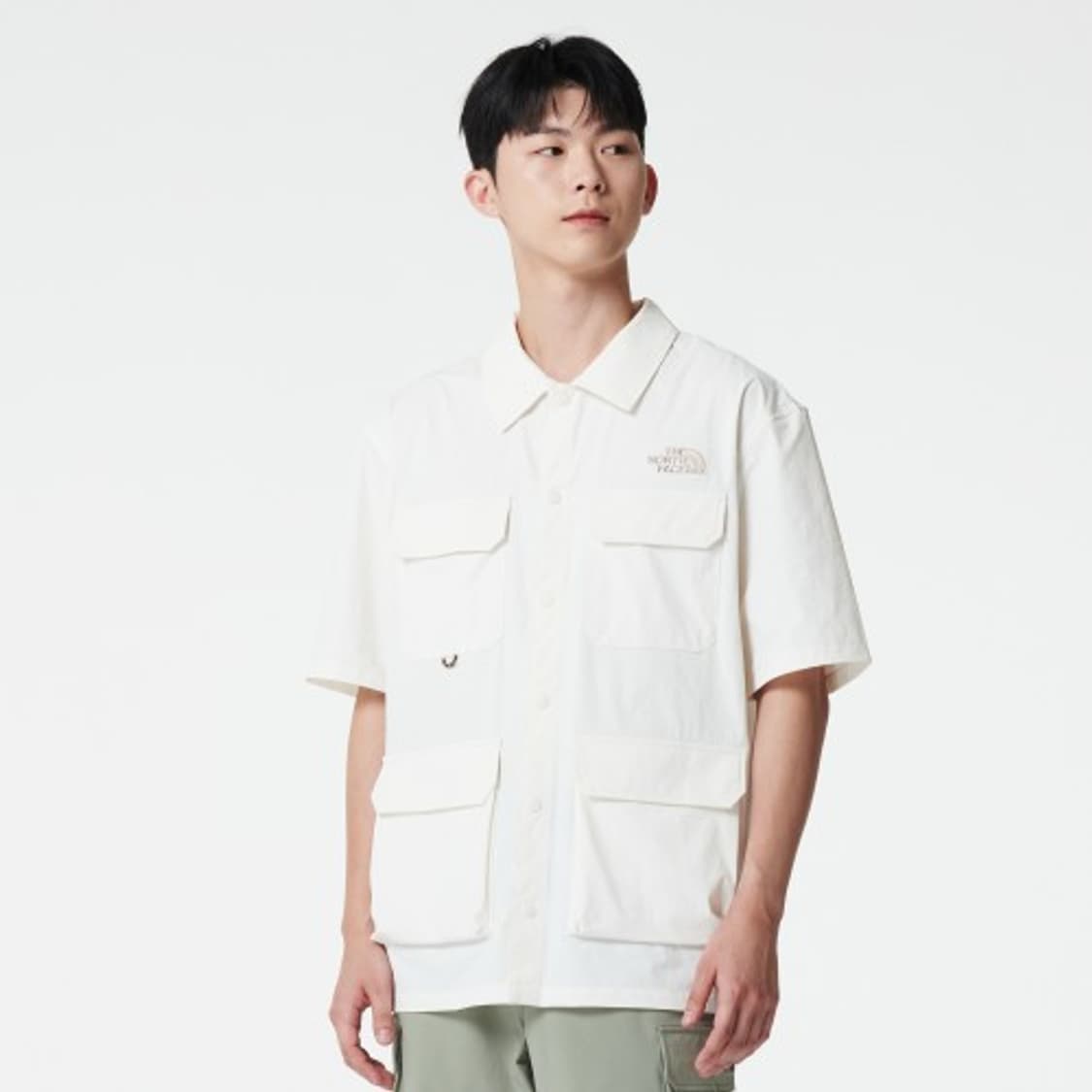 노스페이스 코듀라 캠퍼 반팔 셔츠 블랙 XL 105사이즈 미착용 상품이미지2