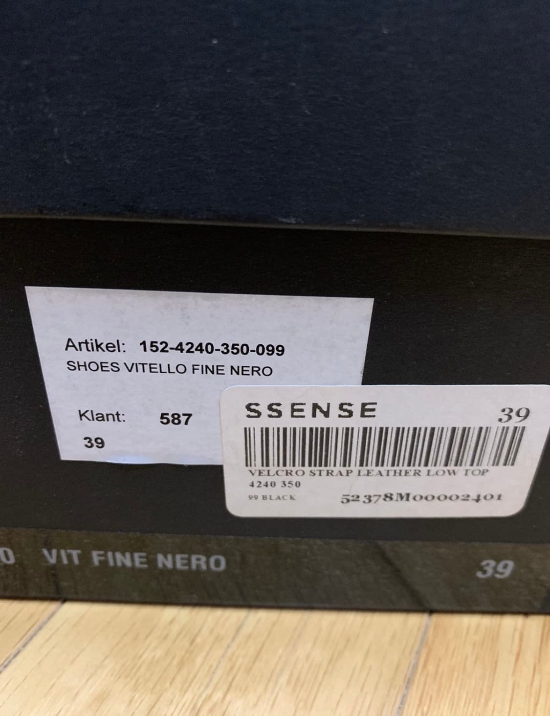 앤드뮐미스터 black vitelli fine nero sneakers 상품이미지8