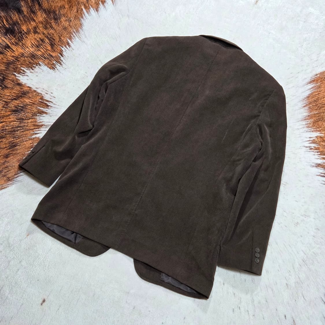 빈티지 브라운 코듀로이 골덴 블레이져 자켓 상품이미지4