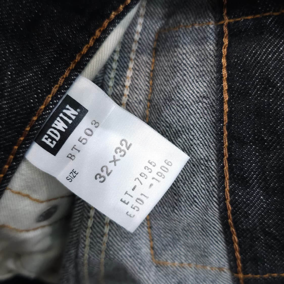 EDWIN japan BT503 워싱 데님-32~33 상품이미지9