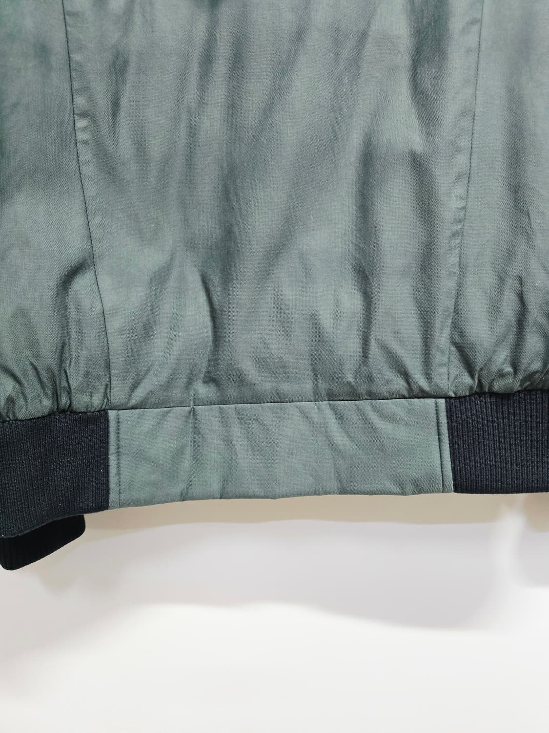 코오롱 후드 구스다운패딩점퍼 블랙/카키 상품이미지7