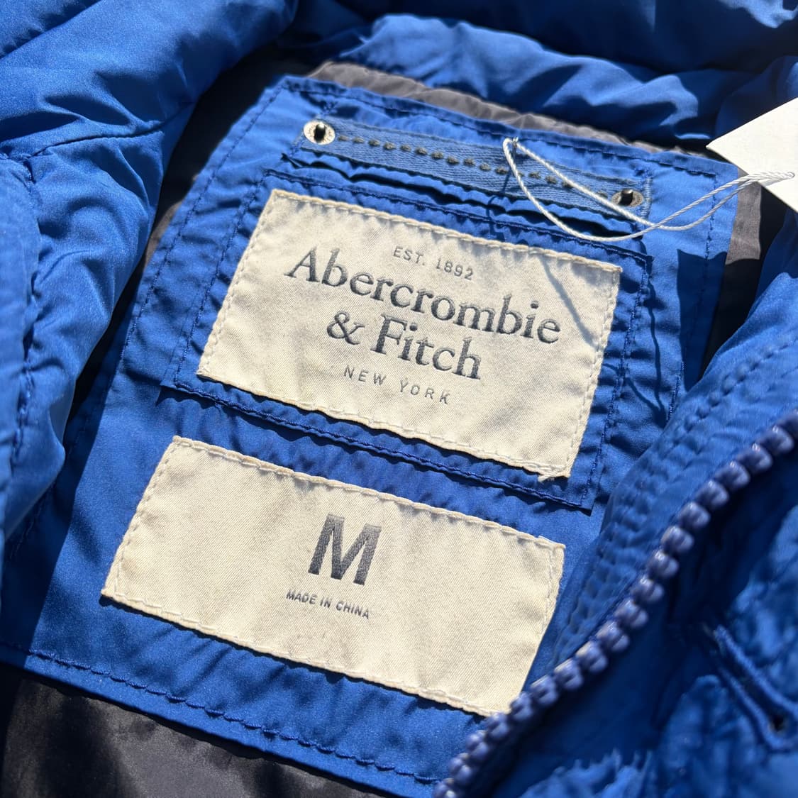 아베크롬비 빈티지 구스다운 베스트패딩 M 상품이미지7