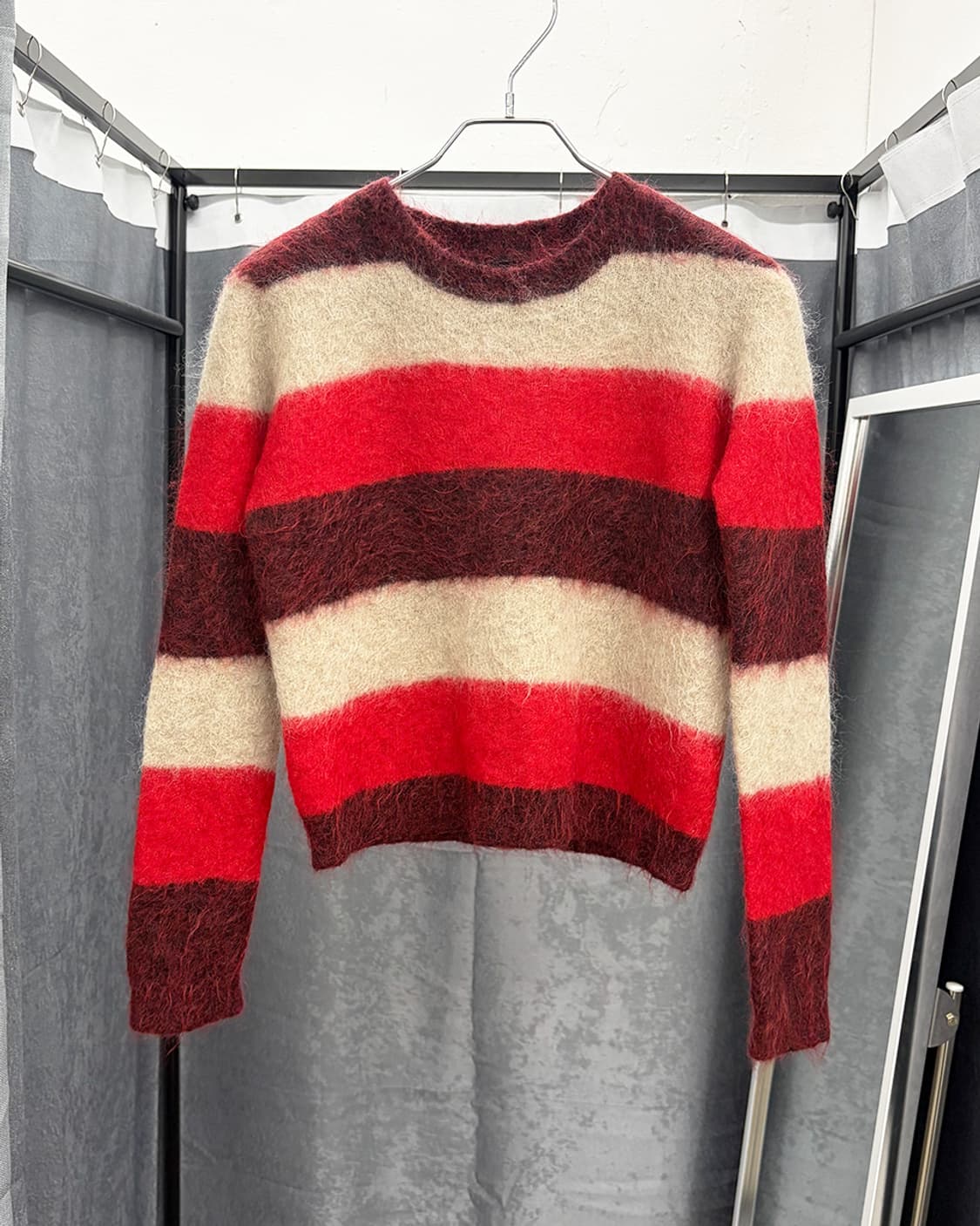 로베르토 콜리나 모헤어 니트/머플러 세트 상품이미지1