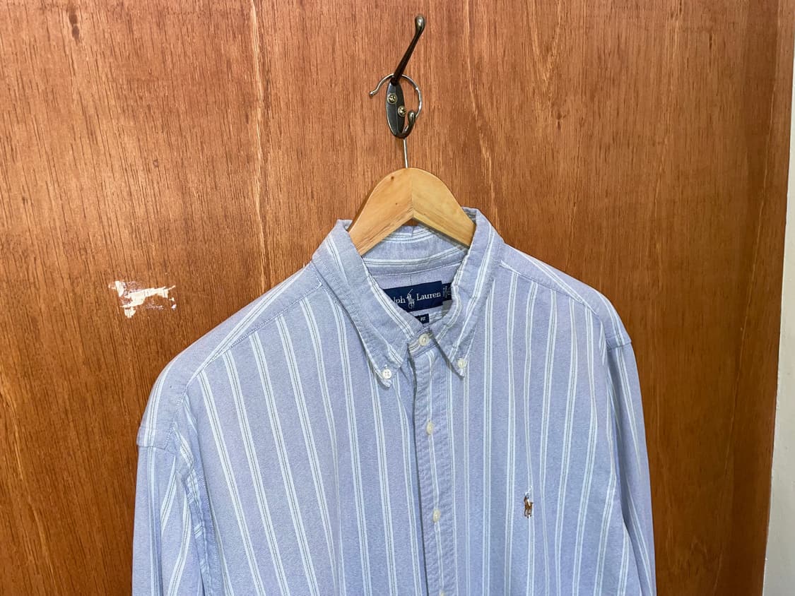 (17 1/2) POLO 폴로 랄프로렌 스트라이프 셔츠 클래식핏 상품이미지3