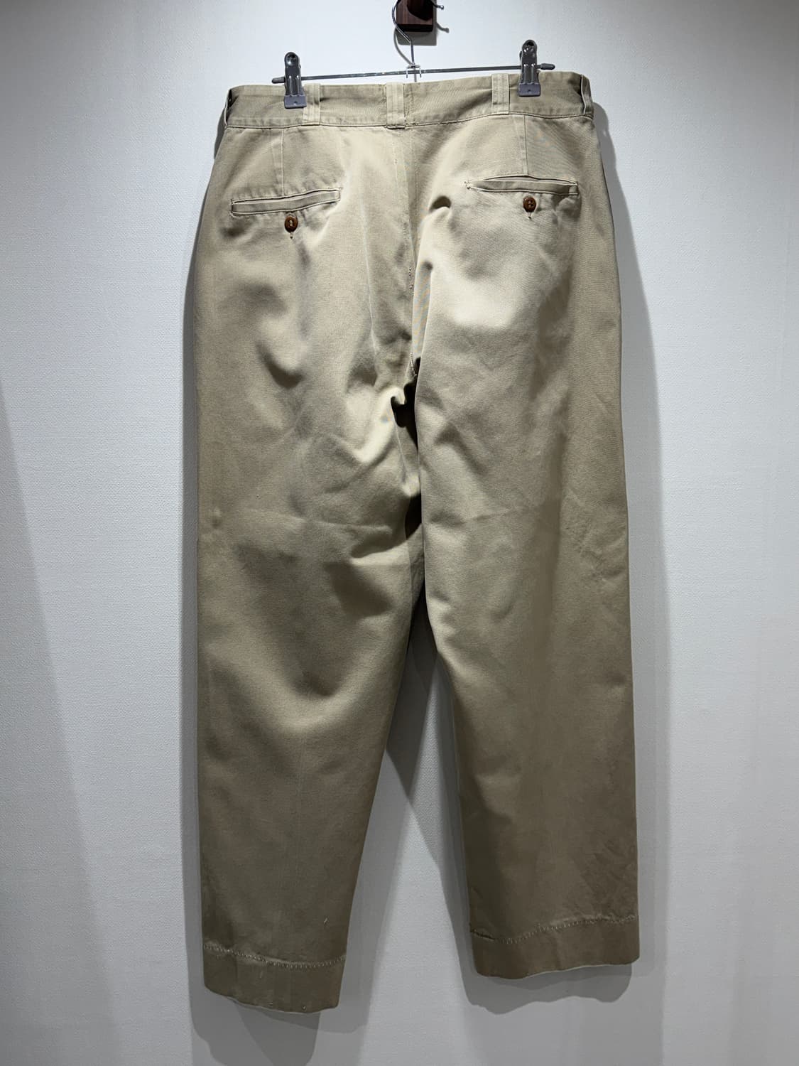 WW2 40s 미군 카키 오피서 치노 팬츠 상품이미지7