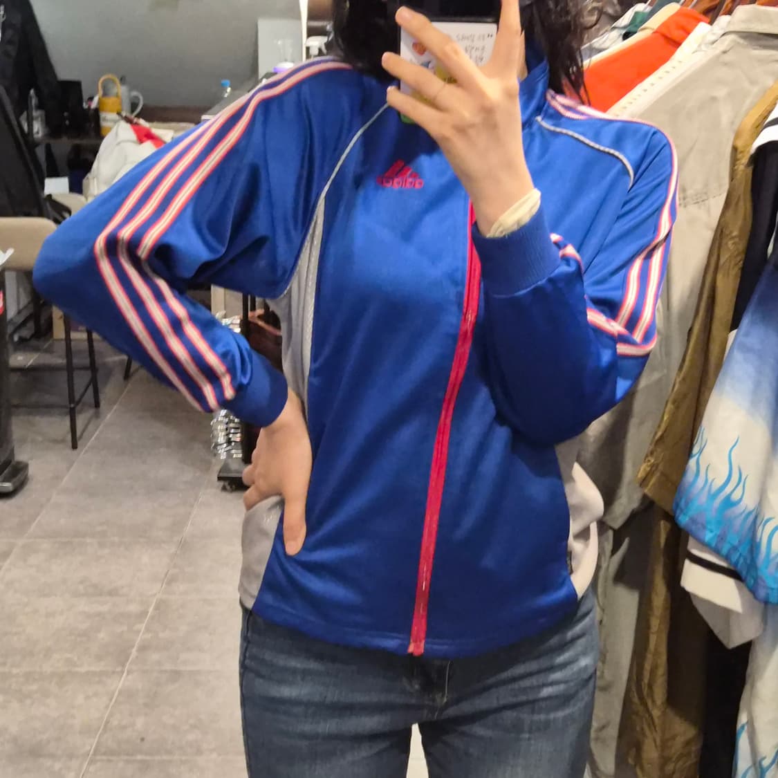 [NO.9] 아디다스 매쉬 사이드 블루 져지 상품이미지3