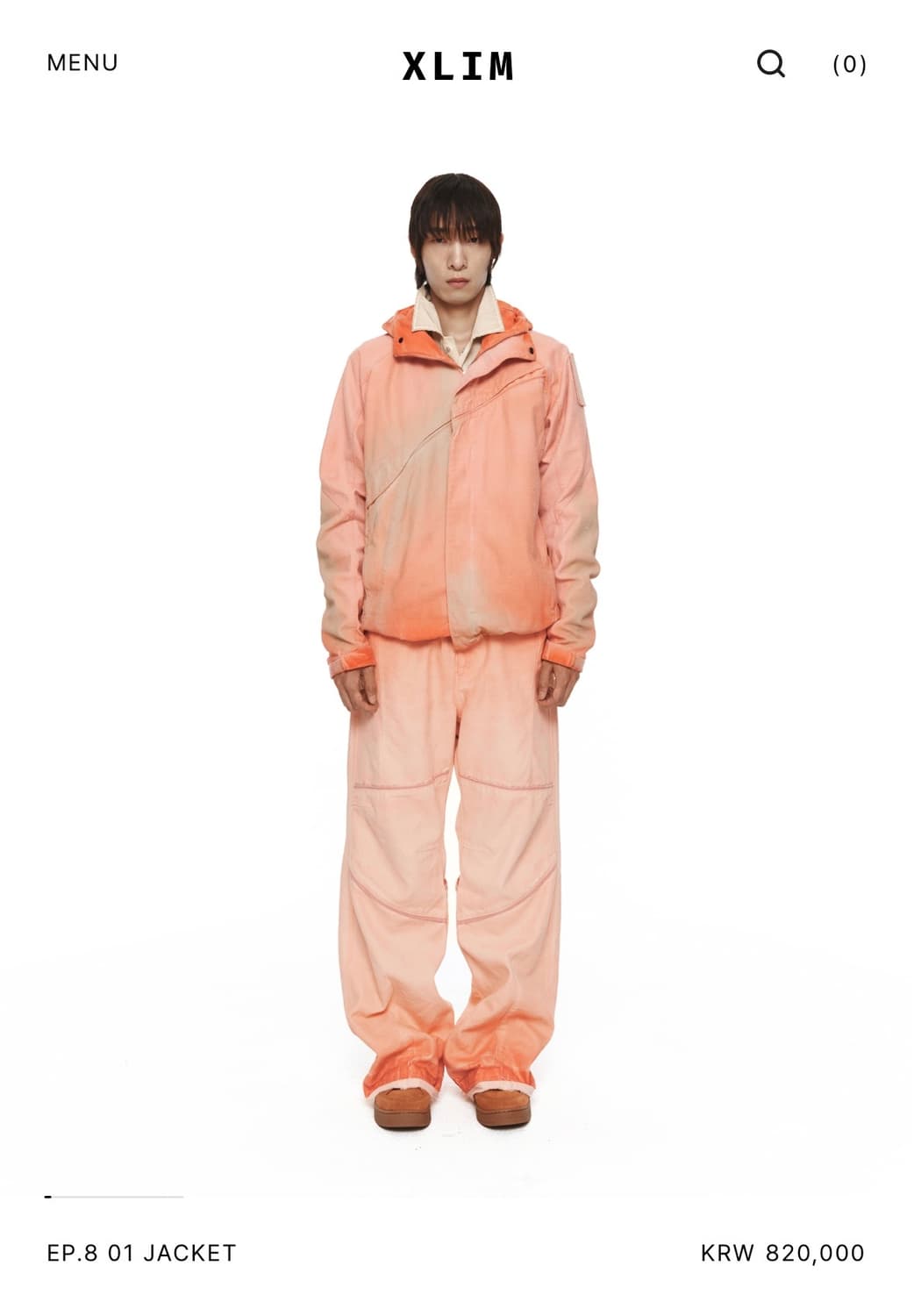 Ep.8 01 Jacket washed peach S사이즈 상품이미지4