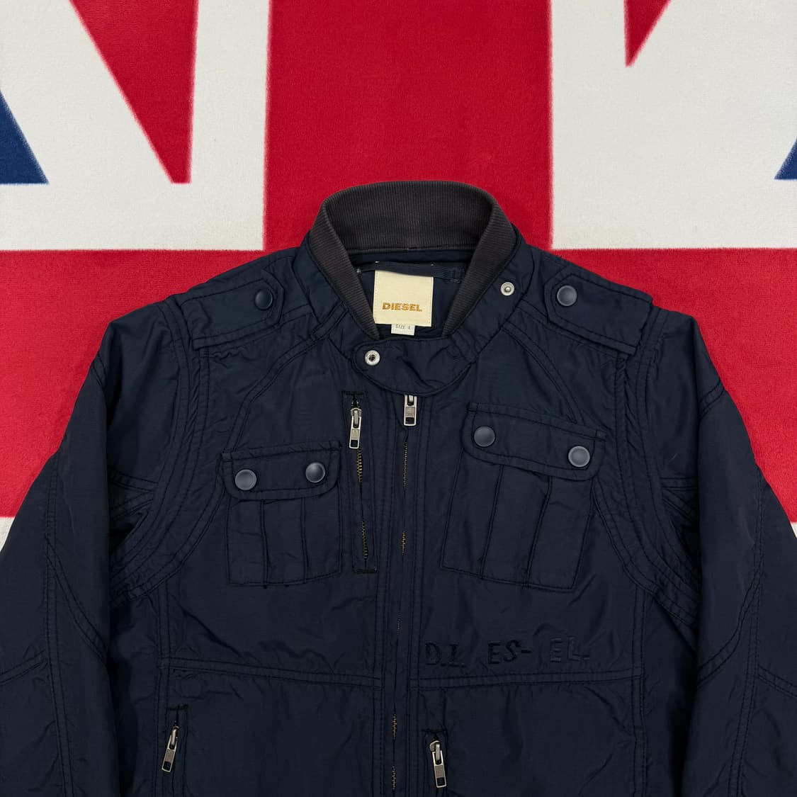 디젤 나일론 바이커자켓 L 상품이미지3