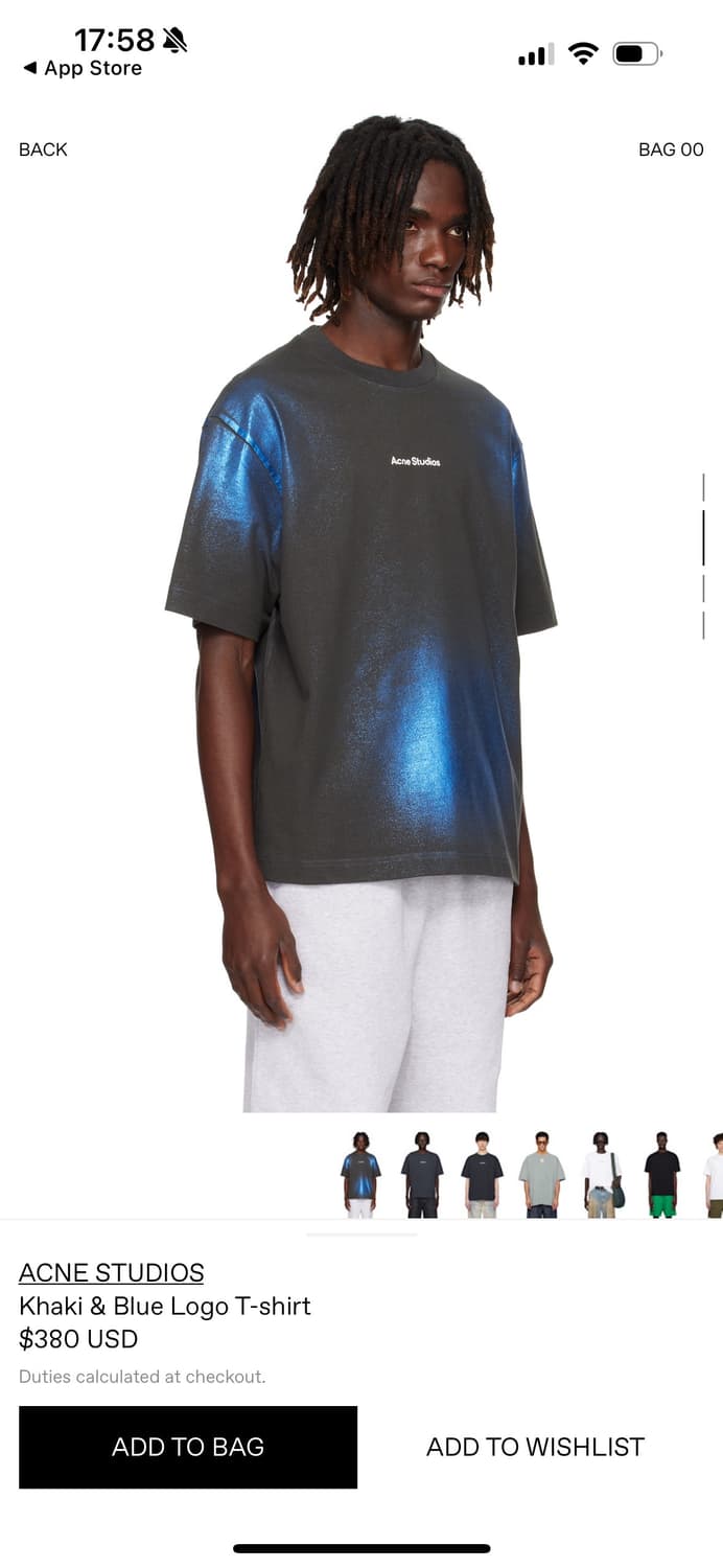 Acne studios Logo T-Shirt 상품이미지5