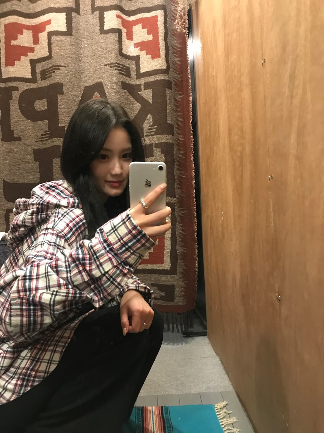 스투시 STUSSY Hooded Plaid Flannel Shirt 상품이미지1