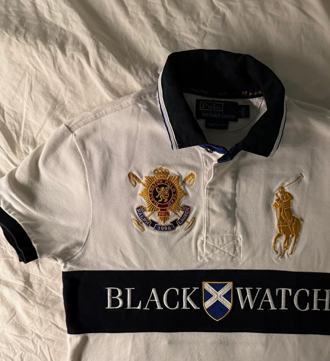 폴로 빅포니 블랙워치 카라 반팔 상품이미지1