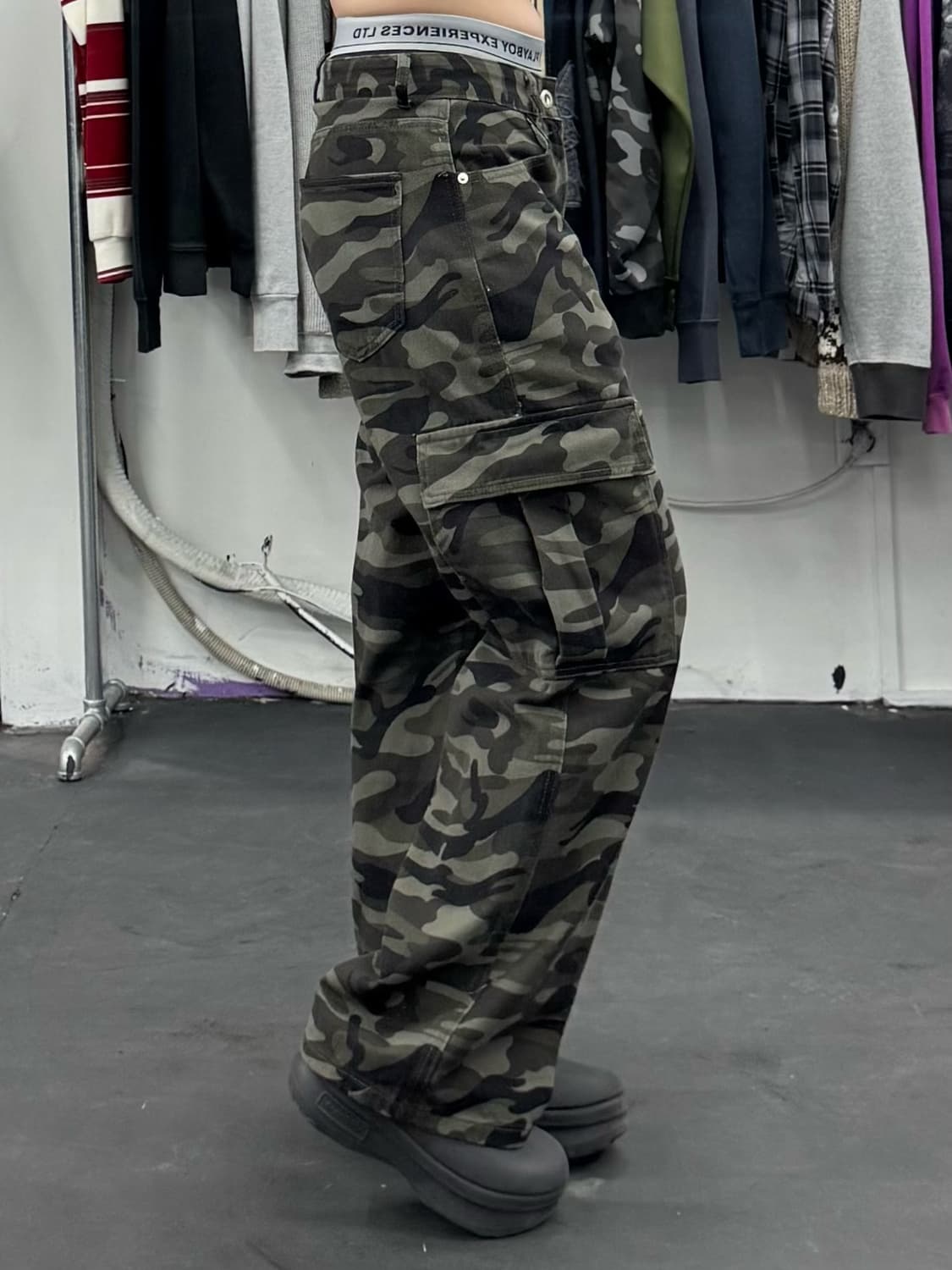 카모패턴 카고팬츠 상품이미지2