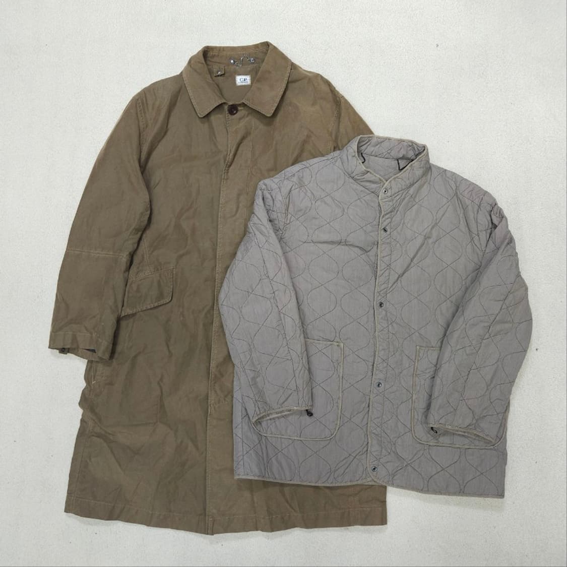 cp컴퍼니 트렌치 코트 / 퀼팅 라이너 자켓 상품이미지1