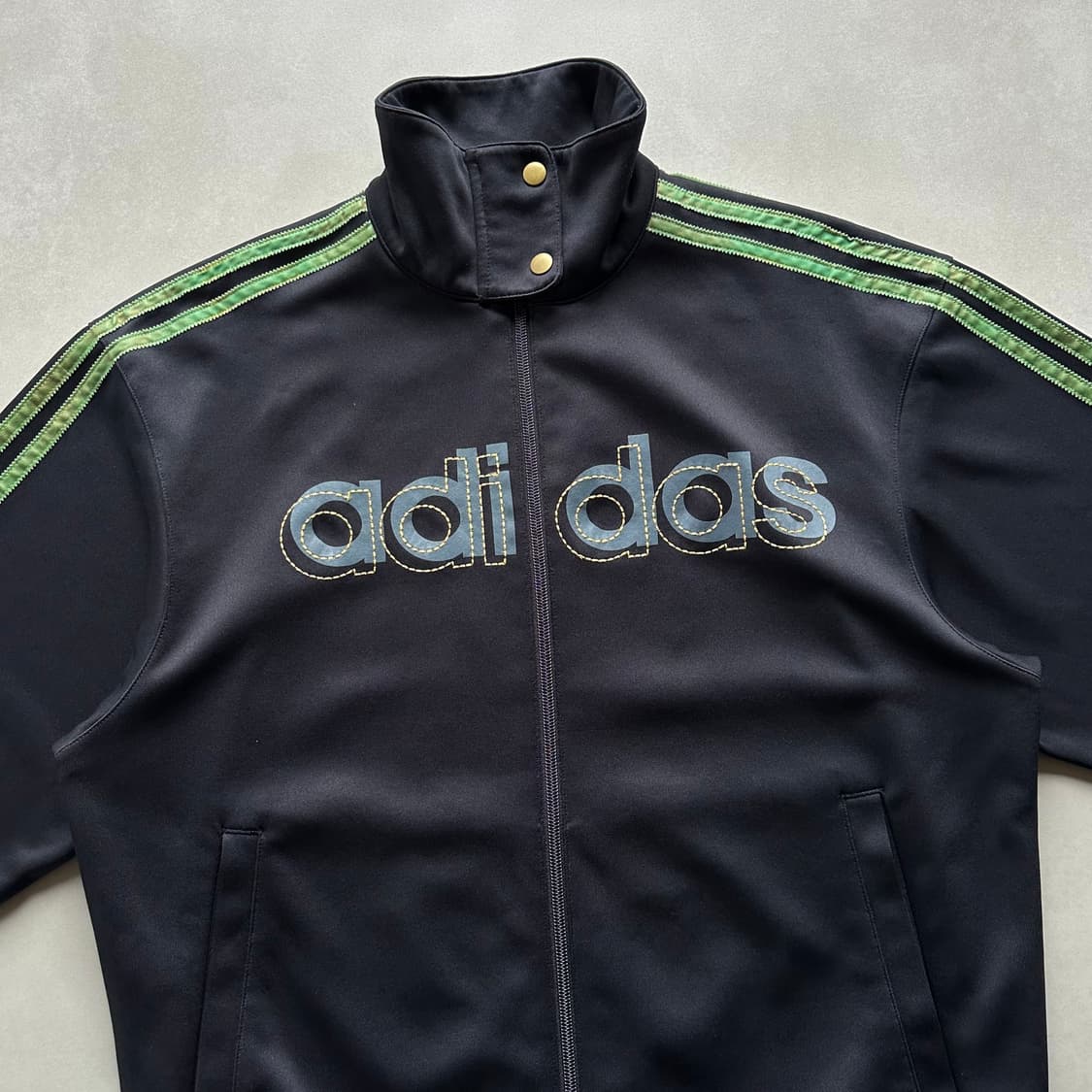[L]아디다스 y2k 그린 블랙 트랙탑 져지 상품이미지5