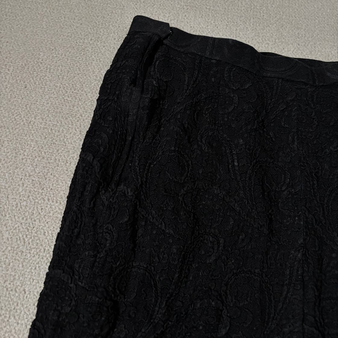 빈티지 블랙 레이스포인트 치마 스커트 상품이미지2