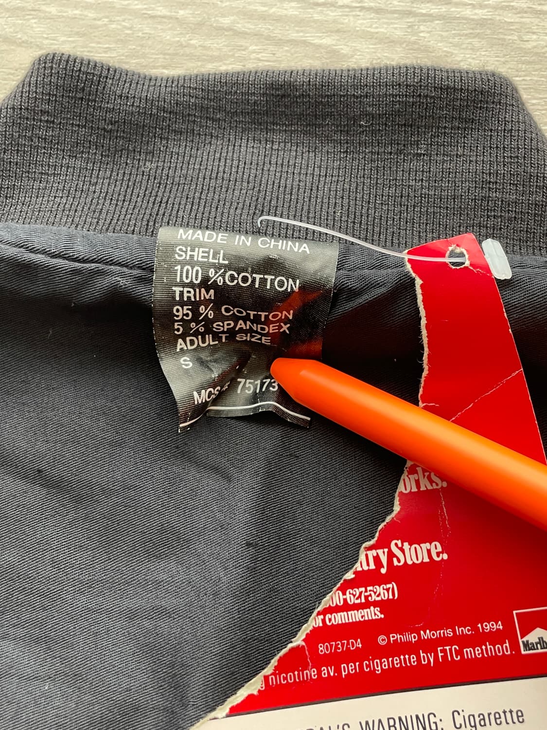 90s 말보로 리버서블 블루종 자켓 상품이미지8