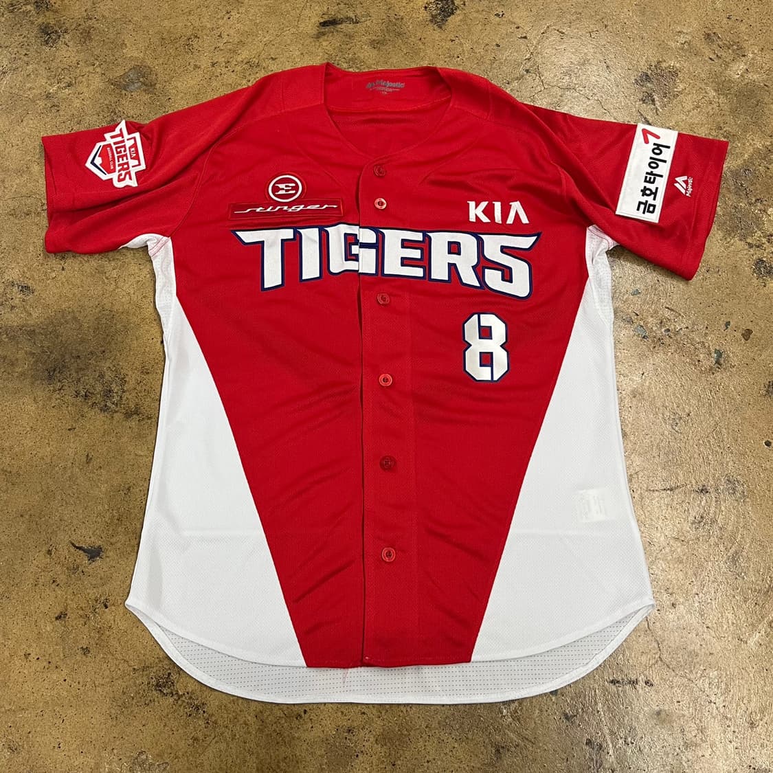 [105] KIA 타이거즈 8번 유니폼 레플리카 안치홍 마킹 b19 상품이미지2