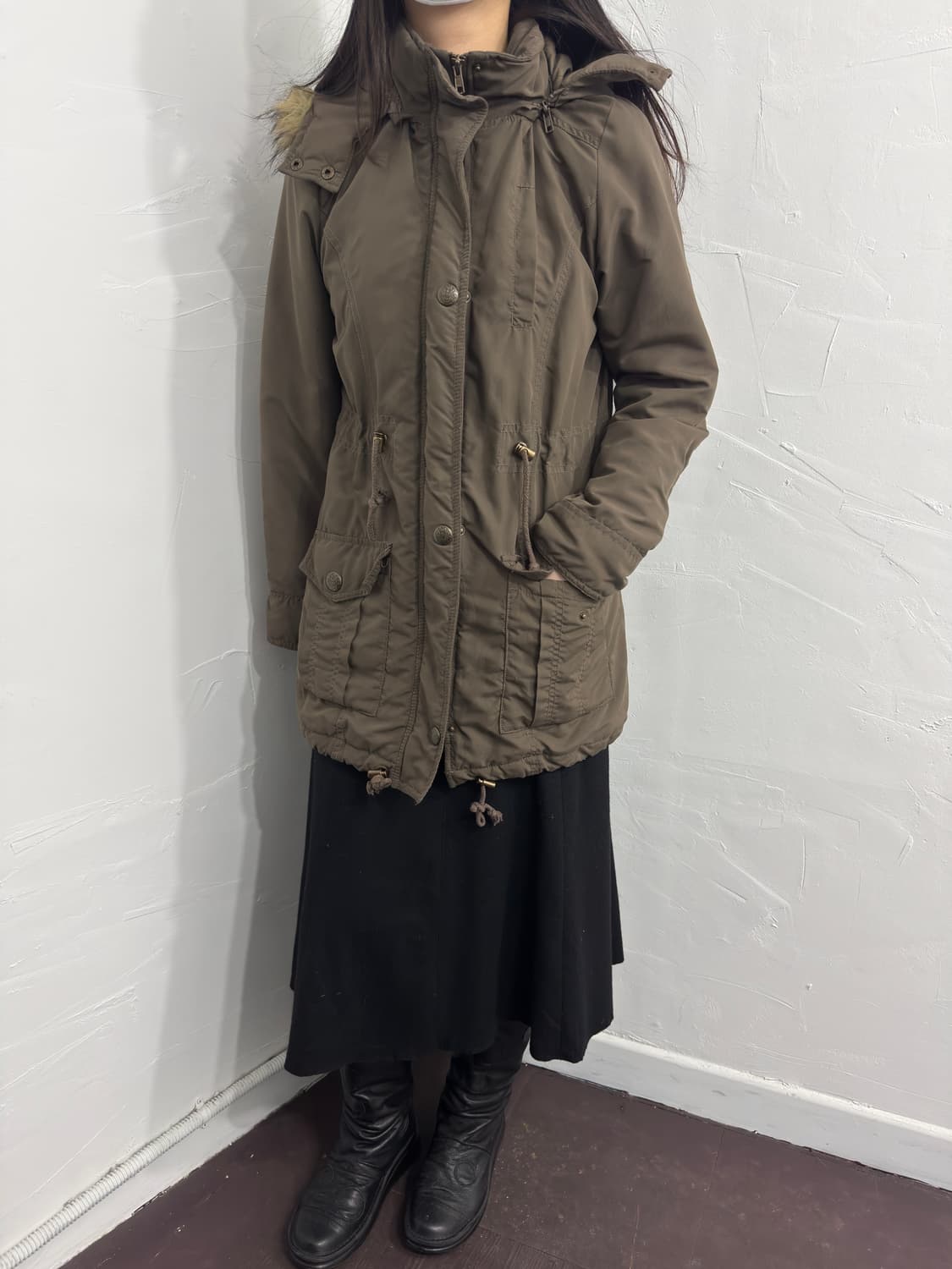 cornflake safari fur hood jacket 상품이미지3