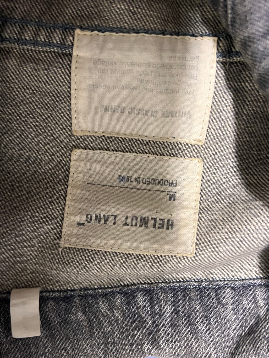 헬무트랭 1999 denim jacket 상품이미지2