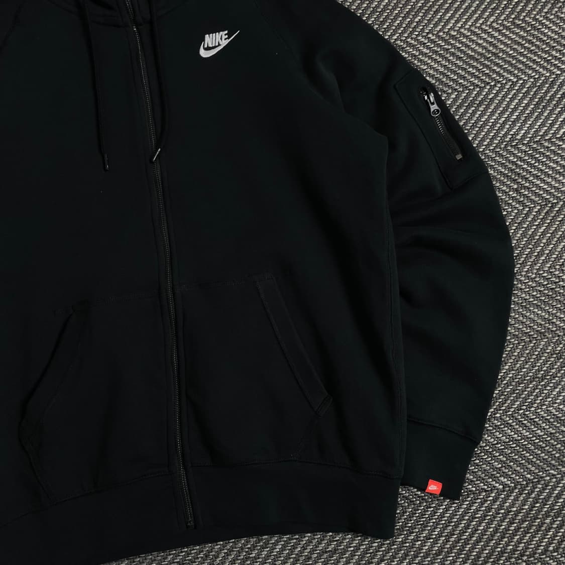 나이키 포켓 디테일 블랙 후드 집업y 2884 상품이미지2