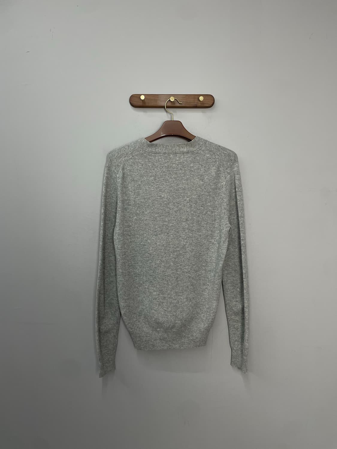 꼼데가르송 플레이 블랙 하트 와펜 그레이 가디건 H2014 상품이미지4