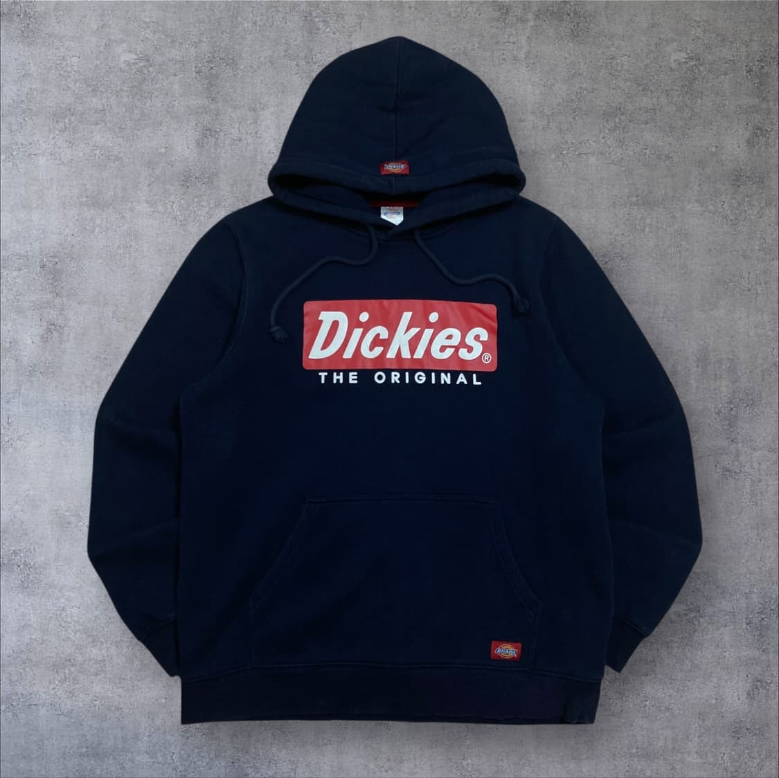 디키즈 스펠아웃 빅로고 네이비 후드티 상품이미지1