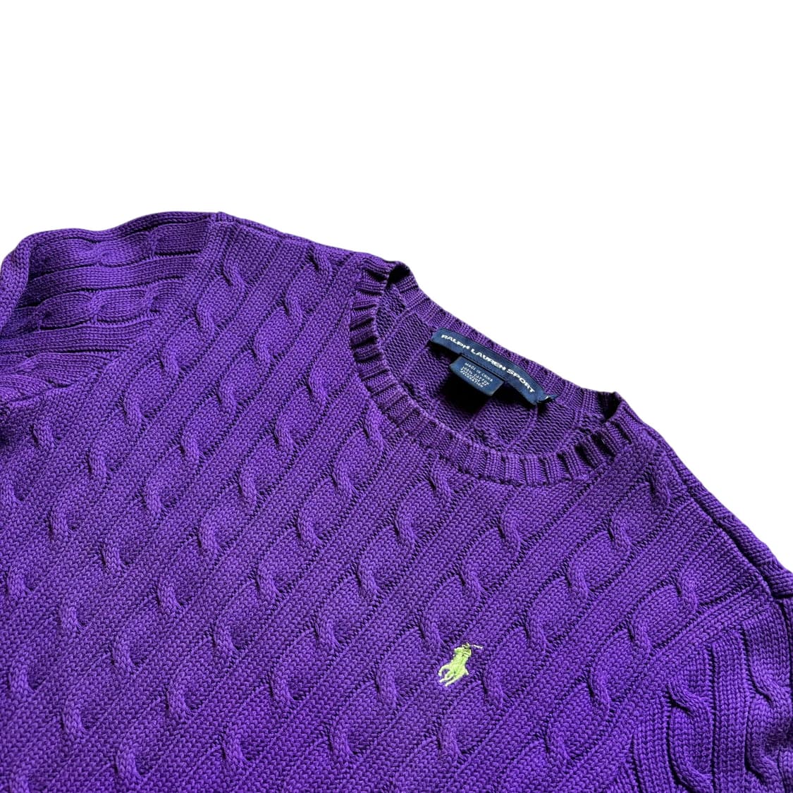 폴로 여성용 꽈배기 니트 상품이미지2