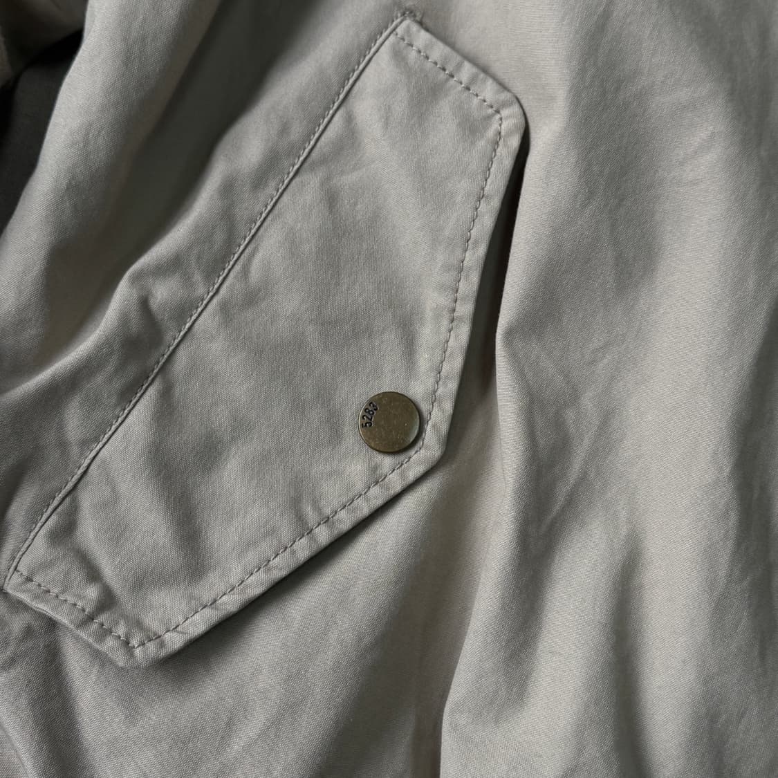 H&M 빈티지 셔링 패치 봄버 XL(105) 상품이미지6