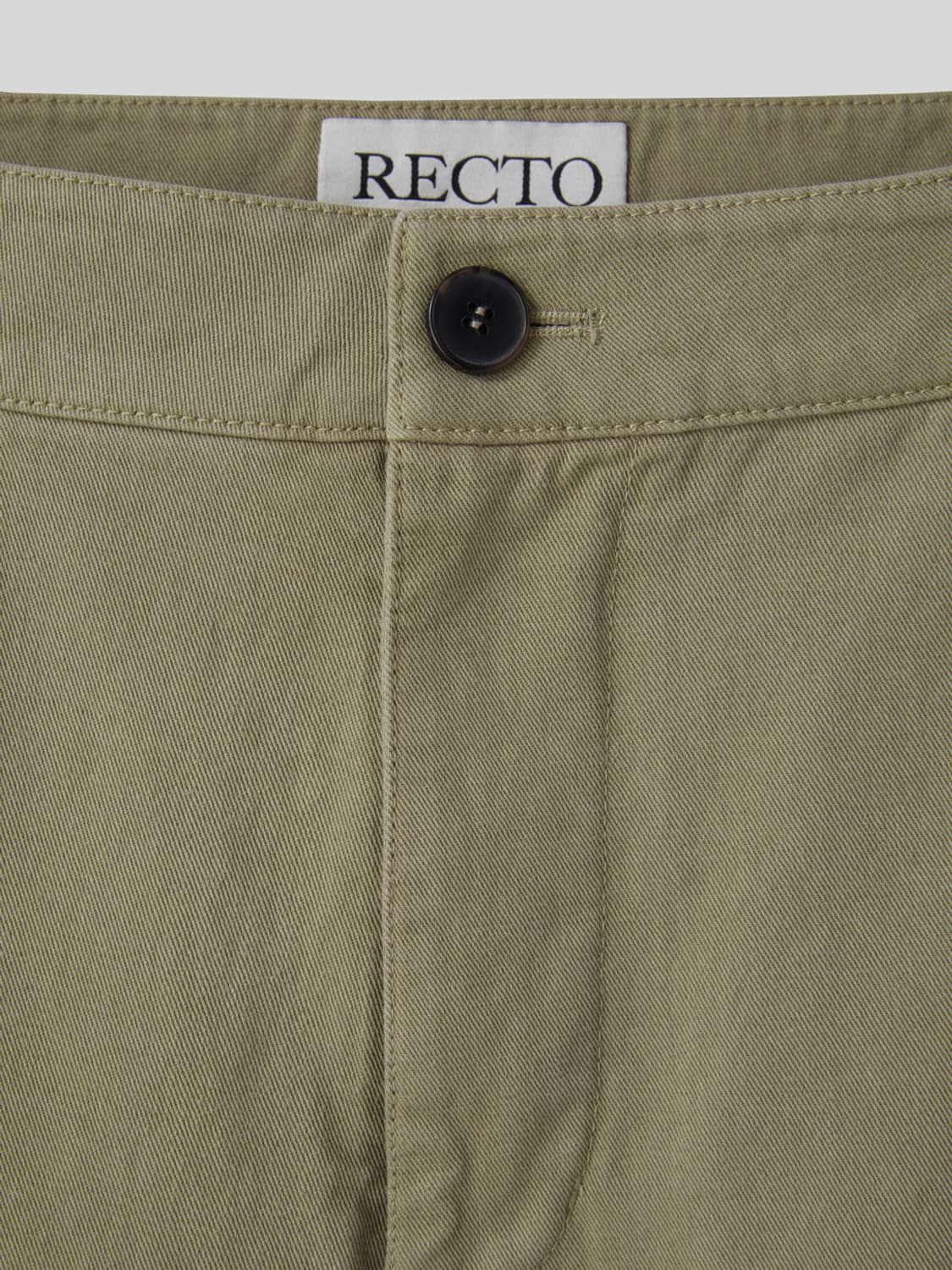 렉토 26SS 웨이스트 벨트 디테일 코튼 팬츠 카키 베이지 상품이미지6