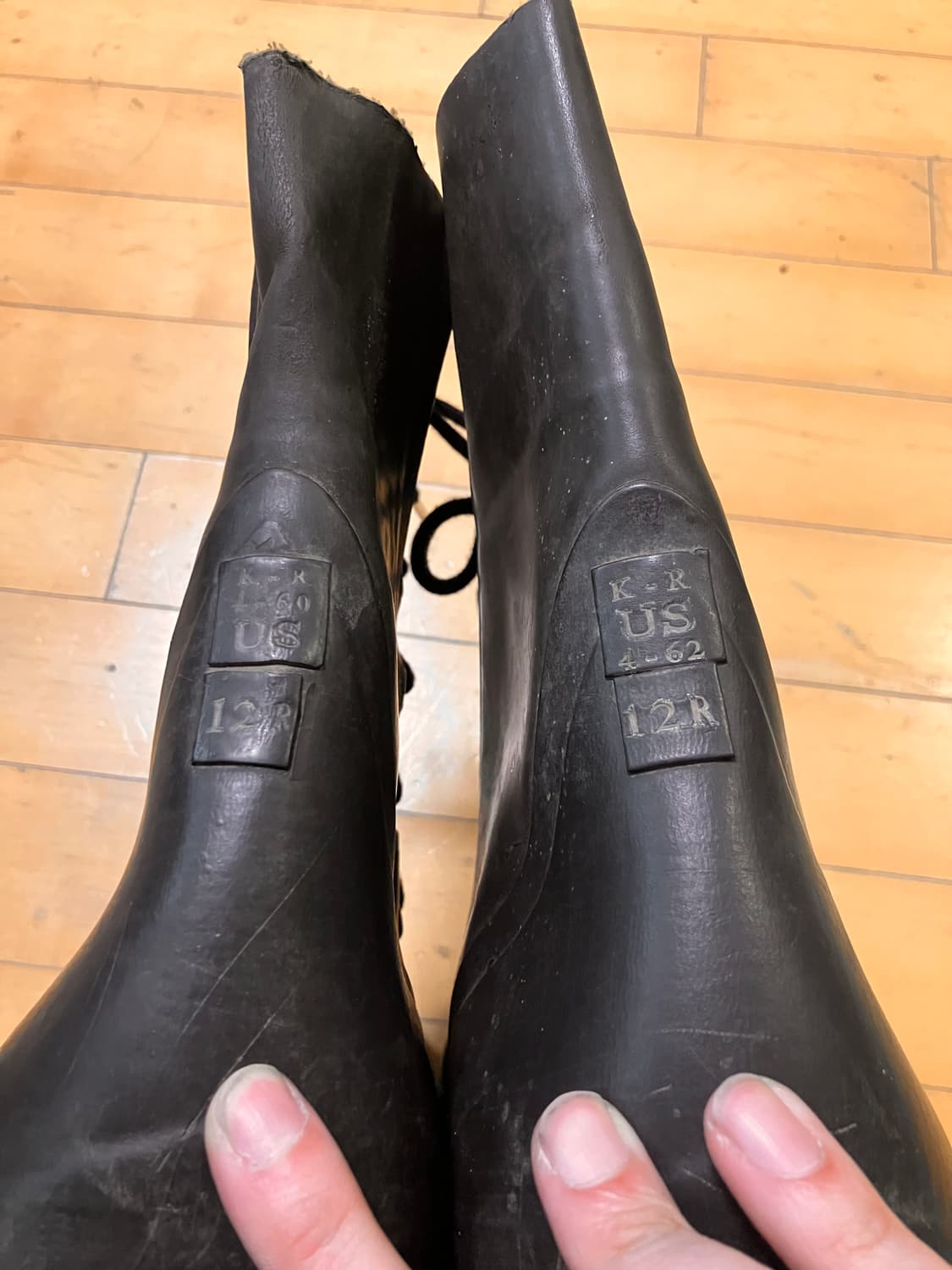 60-70s USFK 보급용 YZY 버니부츠 블랙 12R (285-90) 상품이미지6