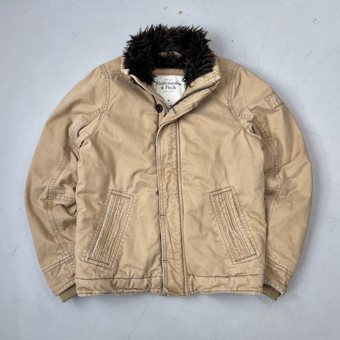 아베크롬비 Y2K 퍼 락시크 펑크 집업 자켓 상품이미지2