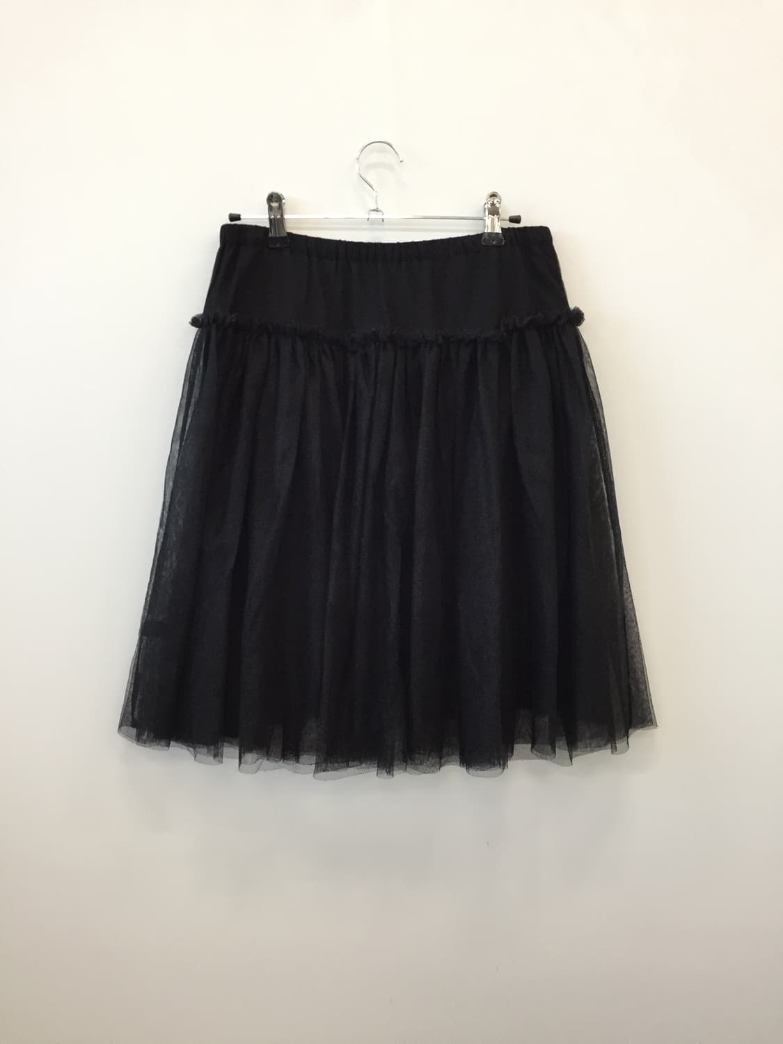 Jpn Black Tulle Ruffle Skirt 상품이미지4